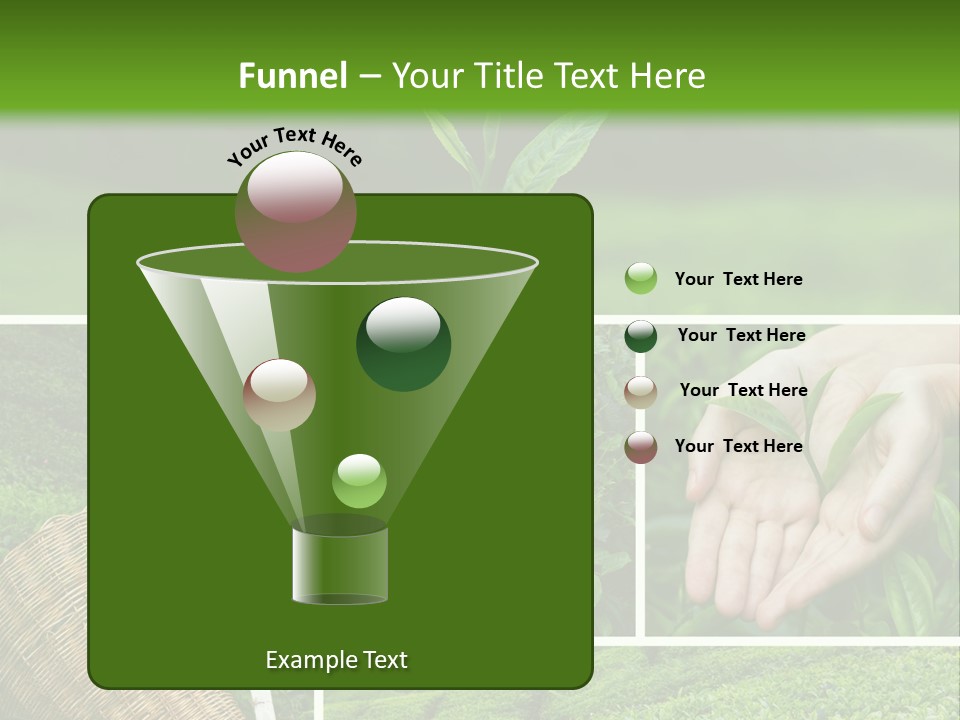 Farm Growth Scissors PowerPoint Template