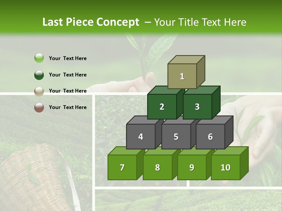 Farm Growth Scissors PowerPoint Template