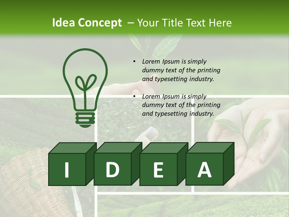 Farm Growth Scissors PowerPoint Template