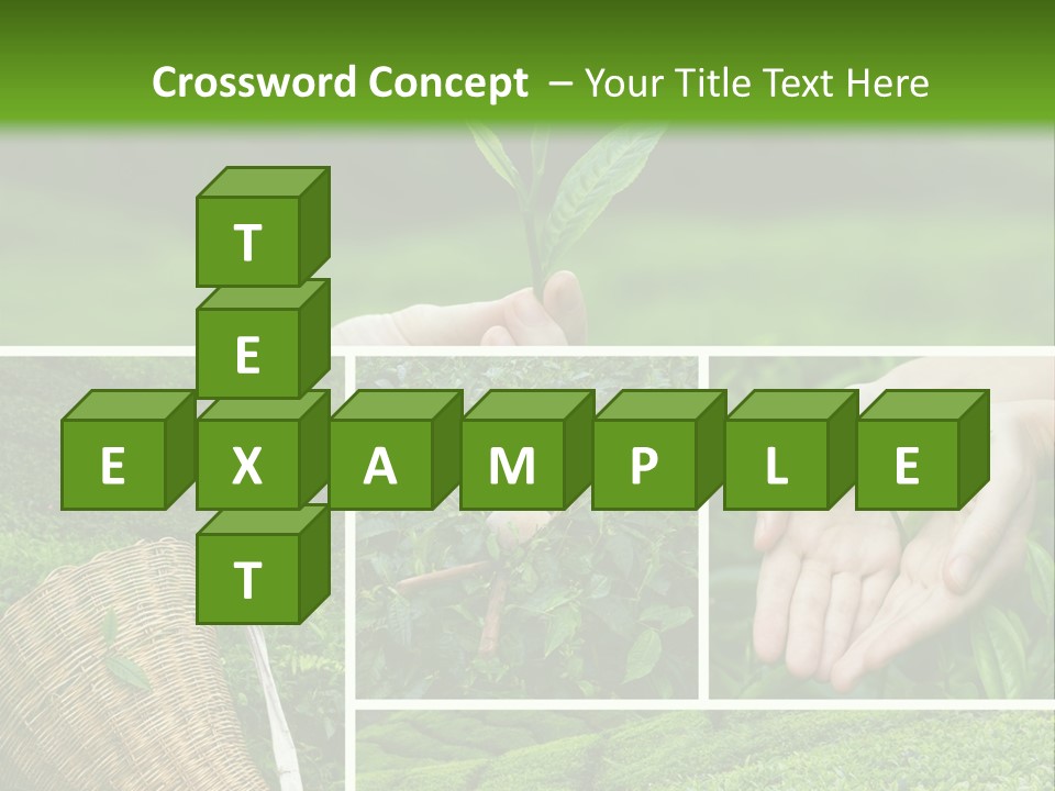 Farm Growth Scissors PowerPoint Template