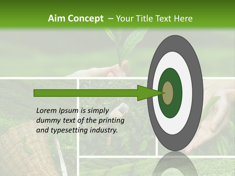 Farm Growth Scissors PowerPoint Template