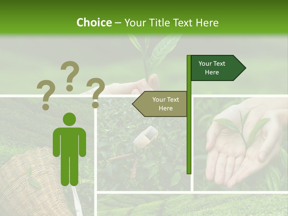 Farm Growth Scissors PowerPoint Template