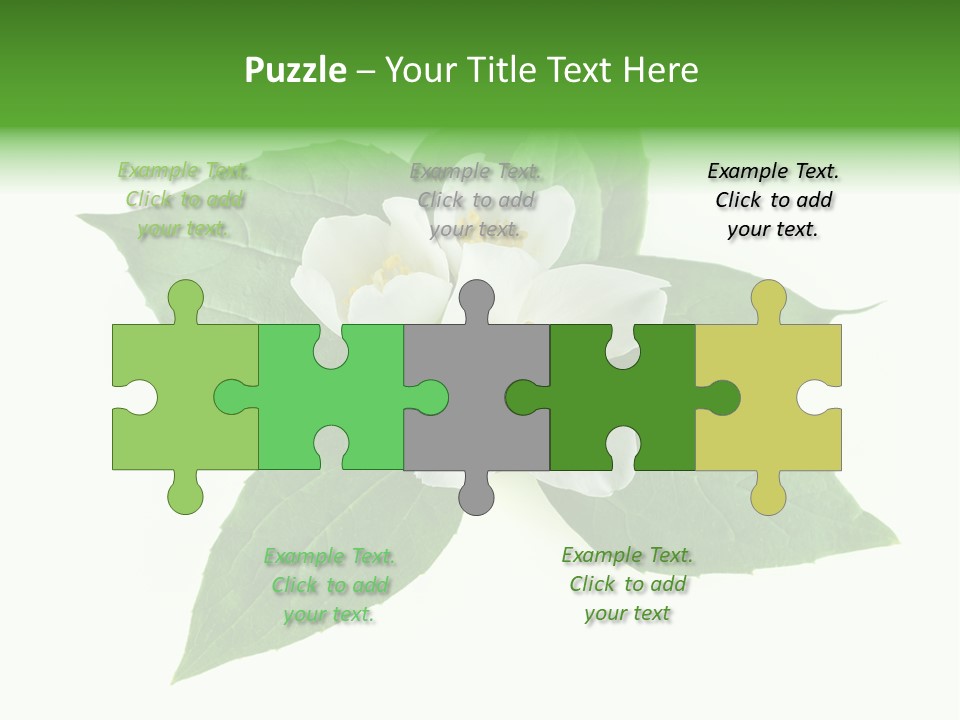 Macro Green Background PowerPoint Template