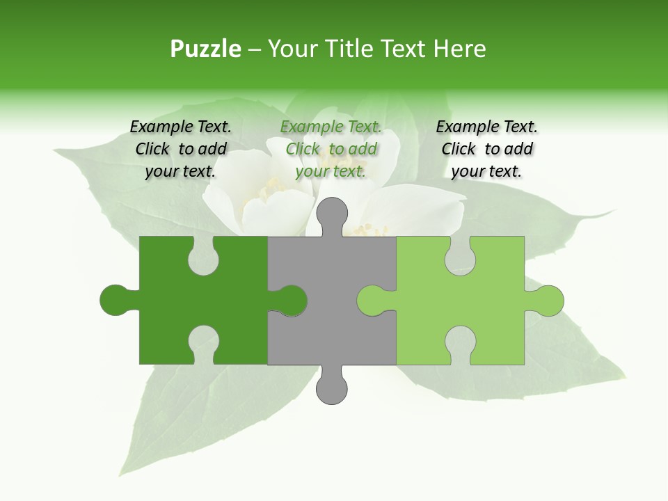 Macro Green Background PowerPoint Template