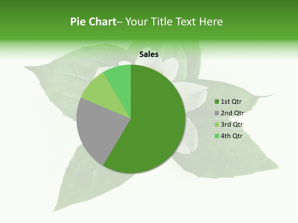 Macro Green Background PowerPoint Template