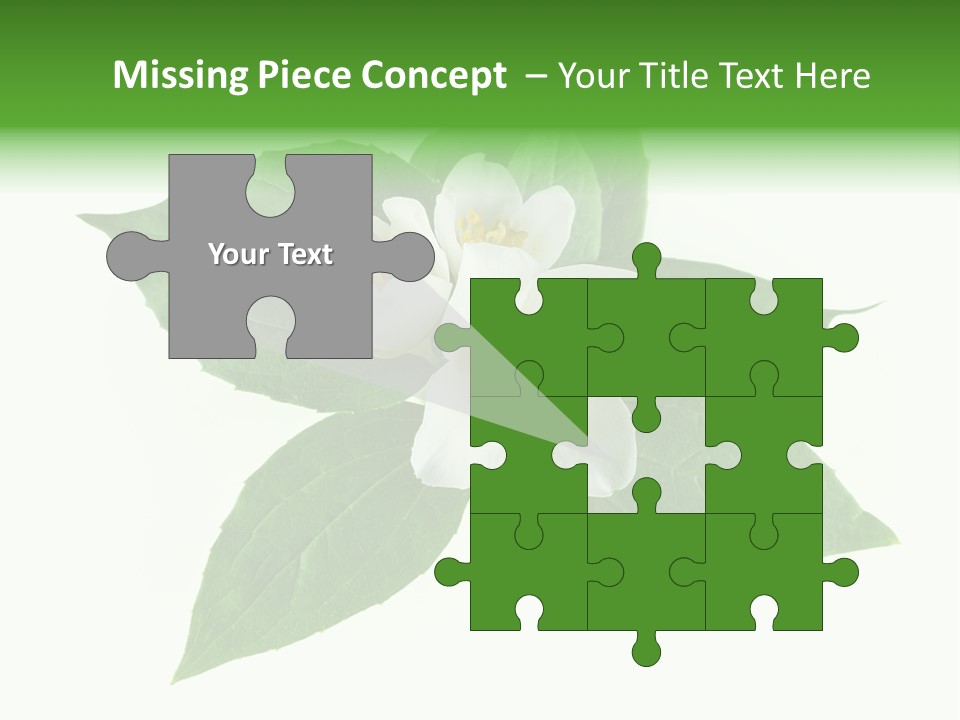 Macro Green Background PowerPoint Template