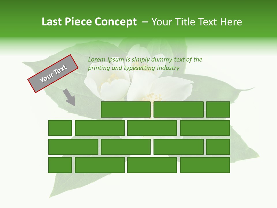 Macro Green Background PowerPoint Template