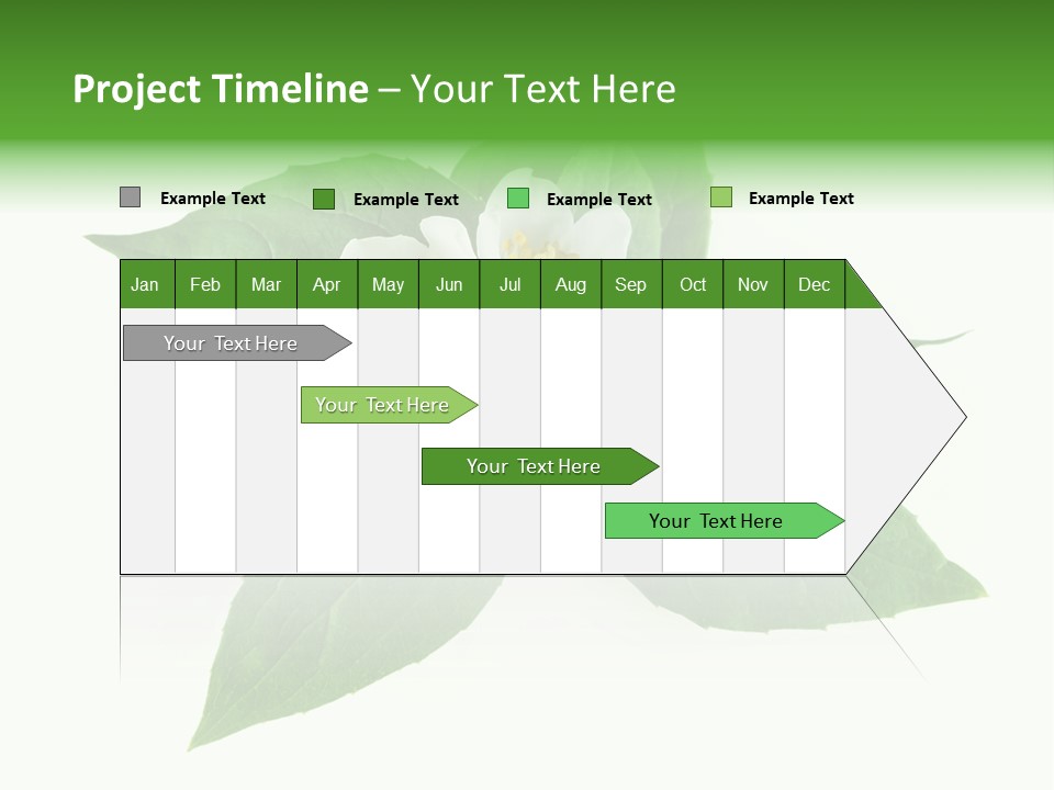 Macro Green Background PowerPoint Template