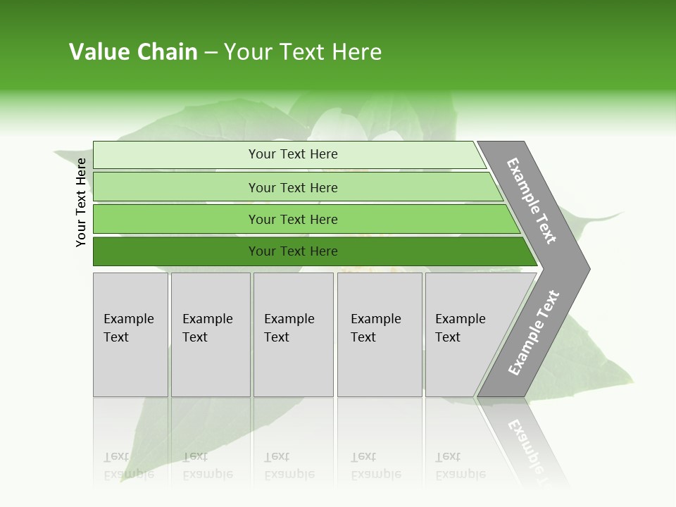 Macro Green Background PowerPoint Template