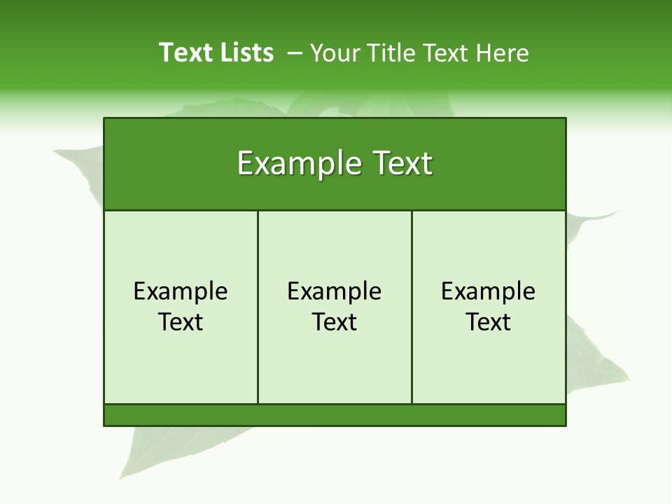 Macro Green Background PowerPoint Template