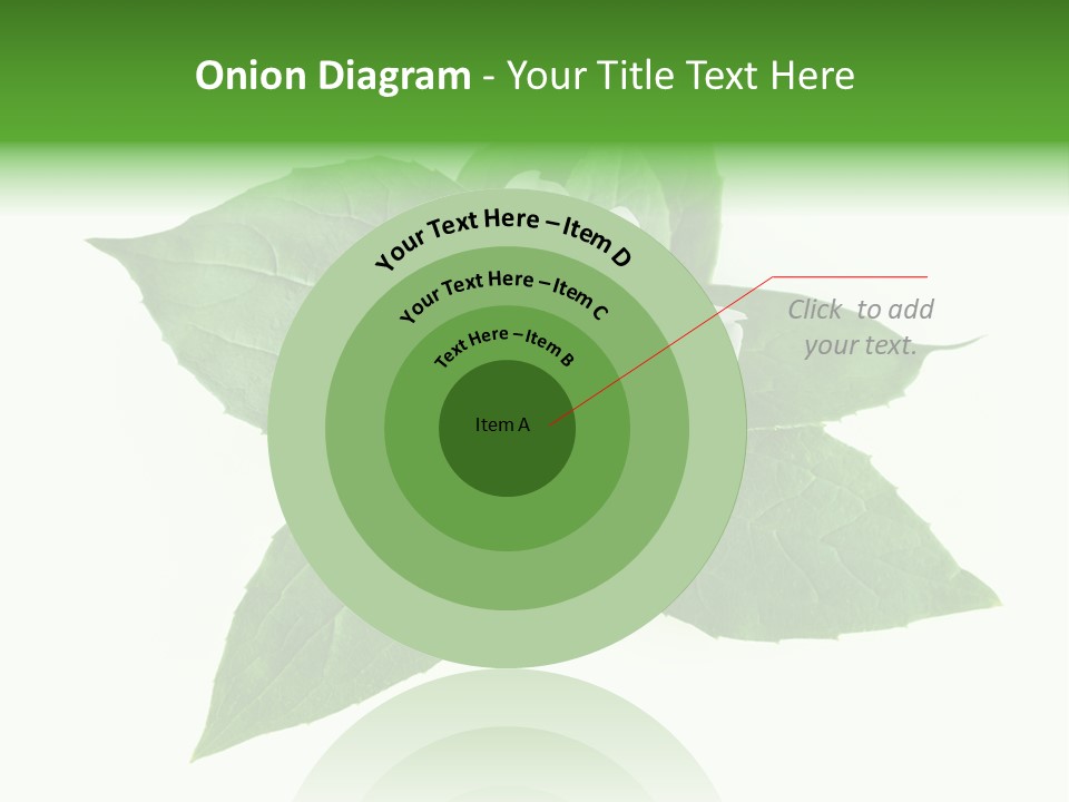 Macro Green Background PowerPoint Template