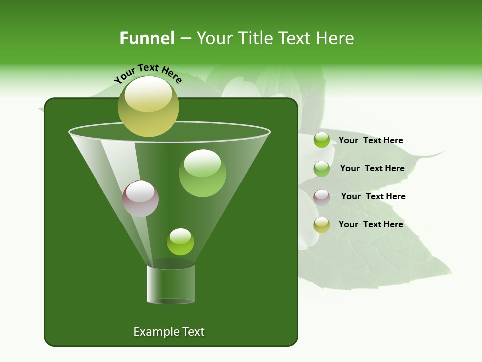 Macro Green Background PowerPoint Template