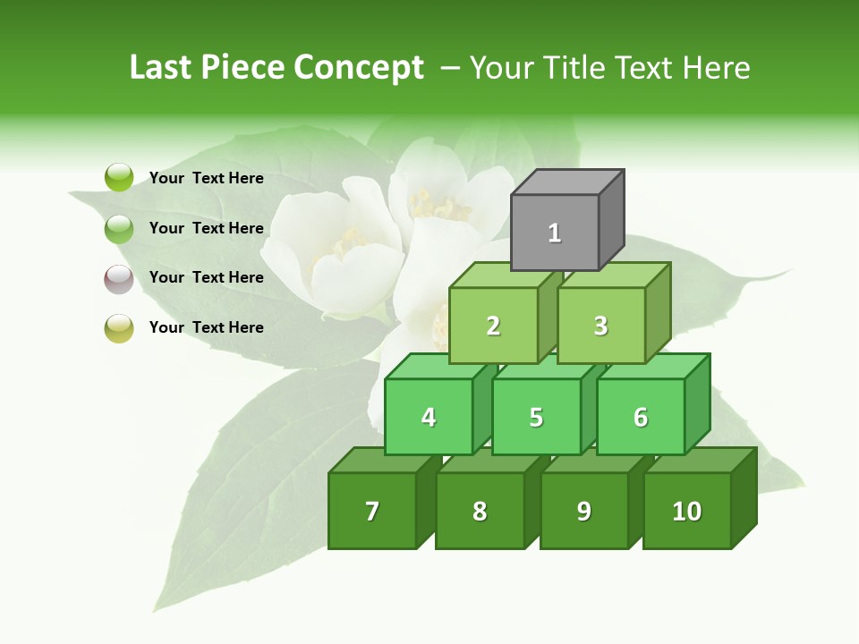 Macro Green Background PowerPoint Template