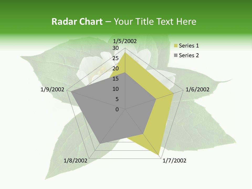 Macro Green Background PowerPoint Template