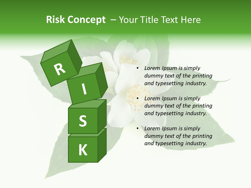 Macro Green Background PowerPoint Template
