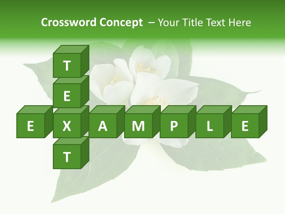 Macro Green Background PowerPoint Template