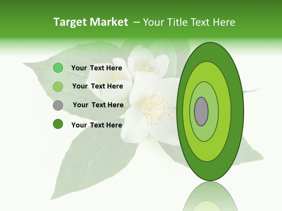Macro Green Background PowerPoint Template