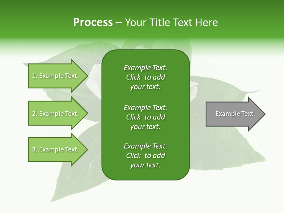 Macro Green Background PowerPoint Template