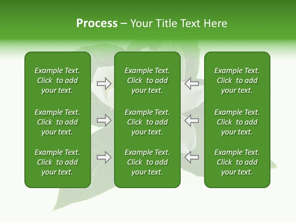 Macro Green Background PowerPoint Template