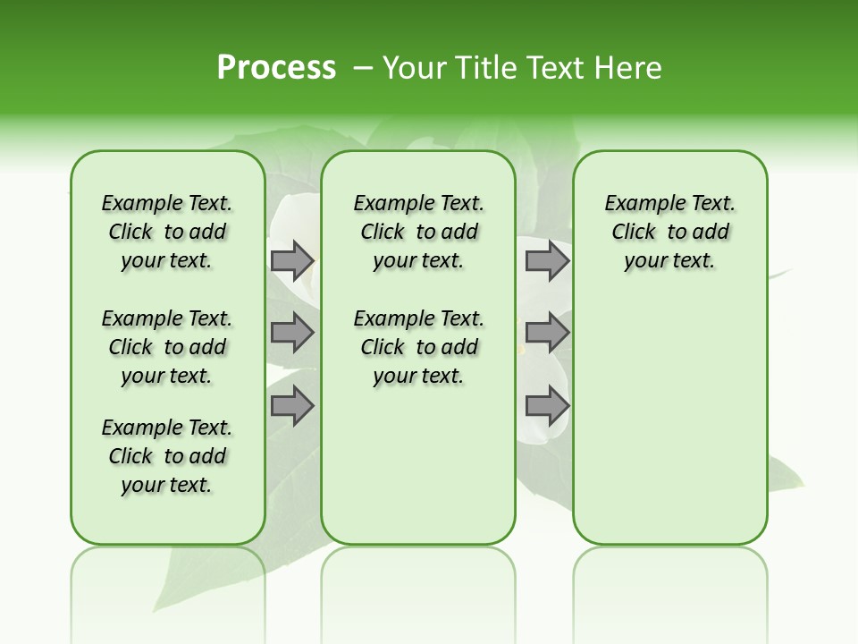 Macro Green Background PowerPoint Template