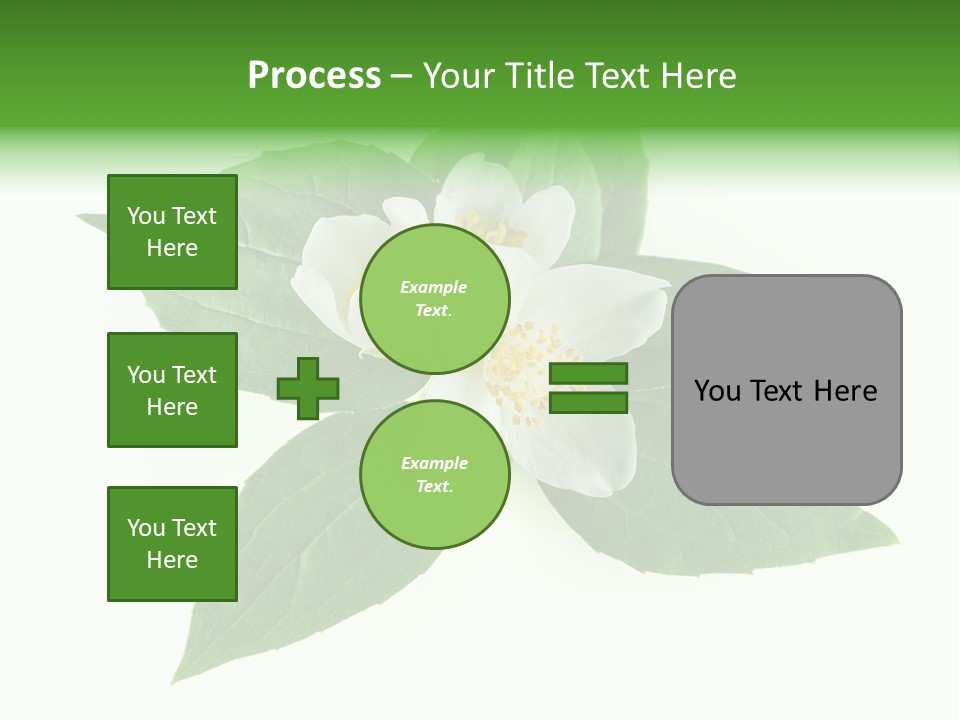 Macro Green Background PowerPoint Template