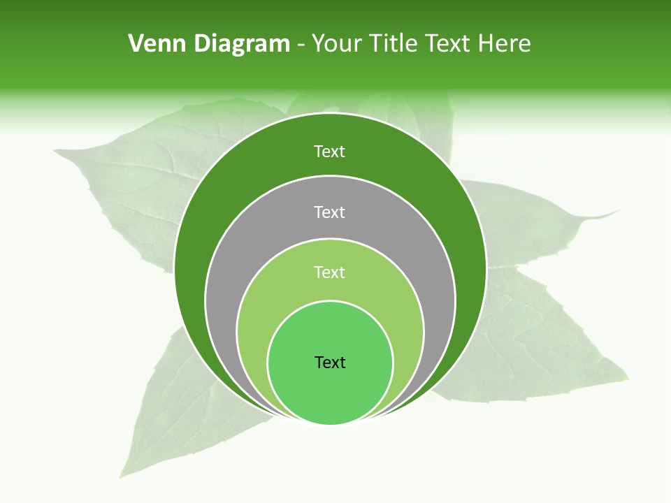 Macro Green Background PowerPoint Template
