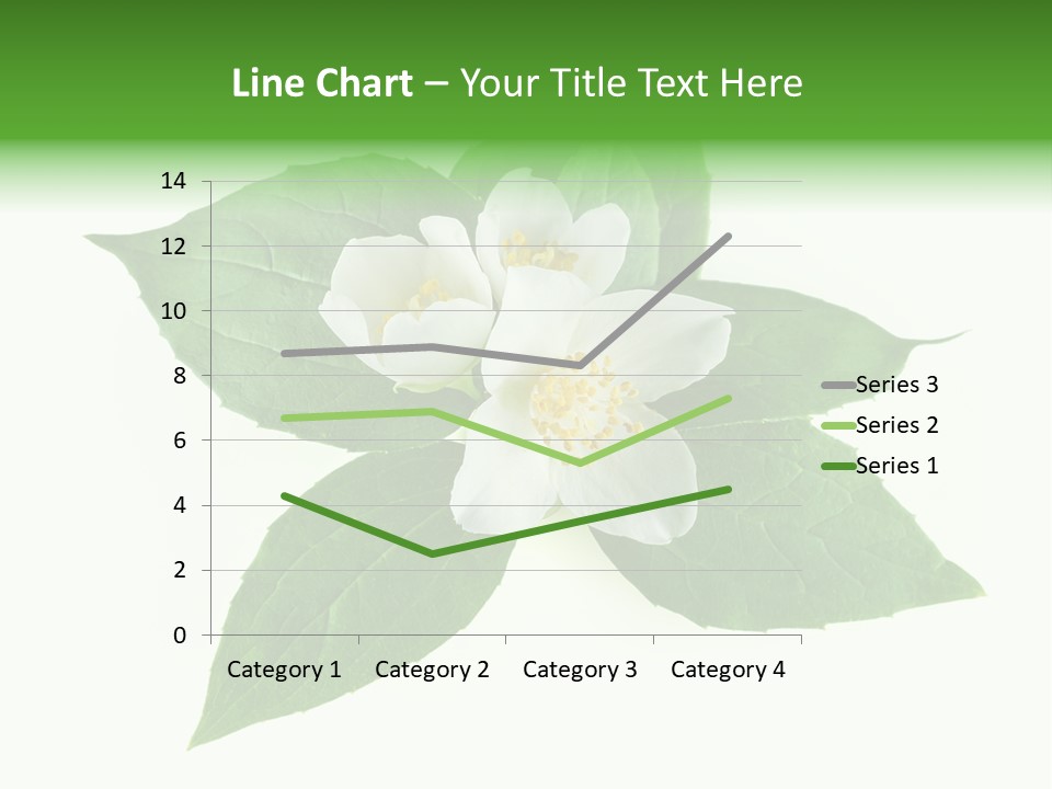 Macro Green Background PowerPoint Template
