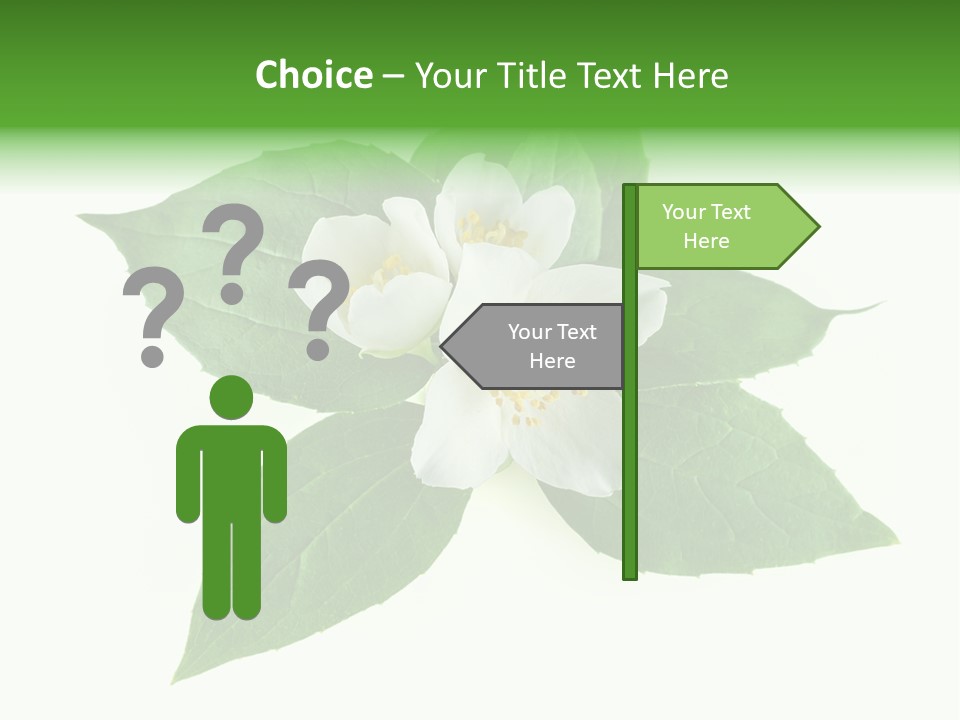 Macro Green Background PowerPoint Template