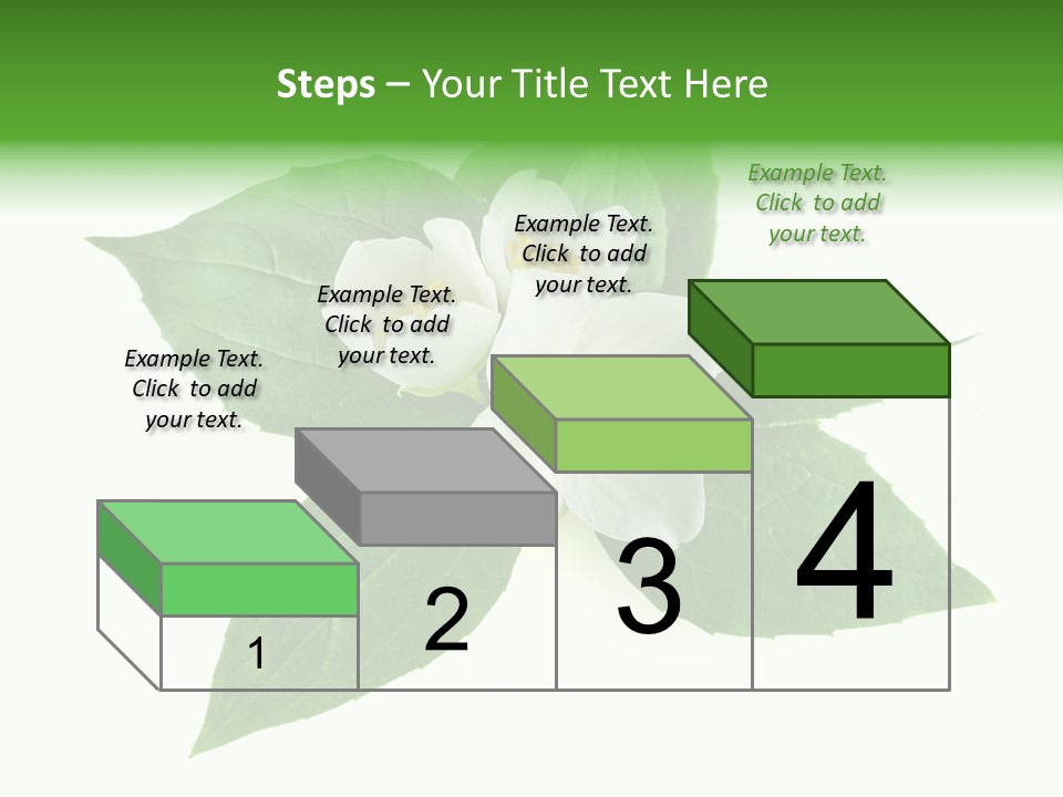 Macro Green Background PowerPoint Template