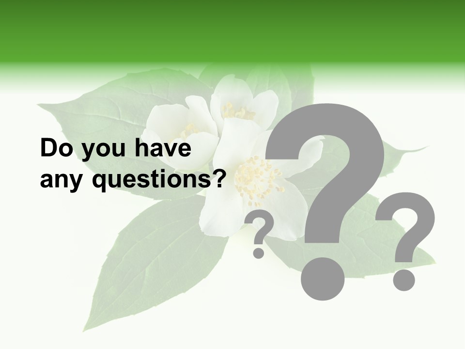 Macro Green Background PowerPoint Template