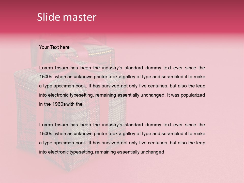 Romantic Delicacy Floral PowerPoint Template