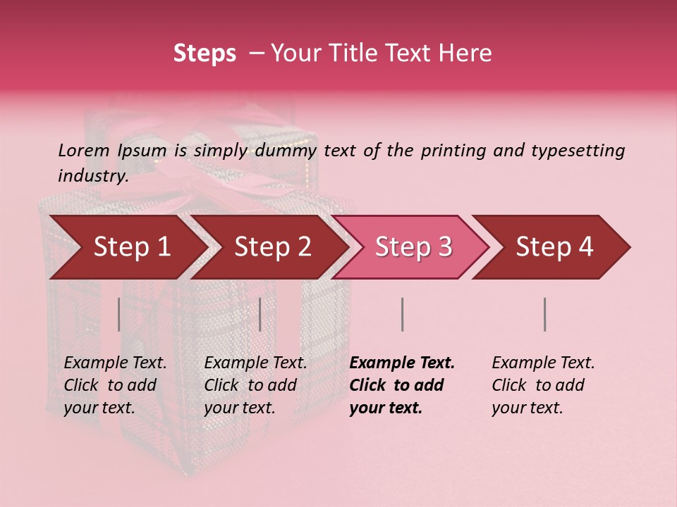 Romantic Delicacy Floral PowerPoint Template