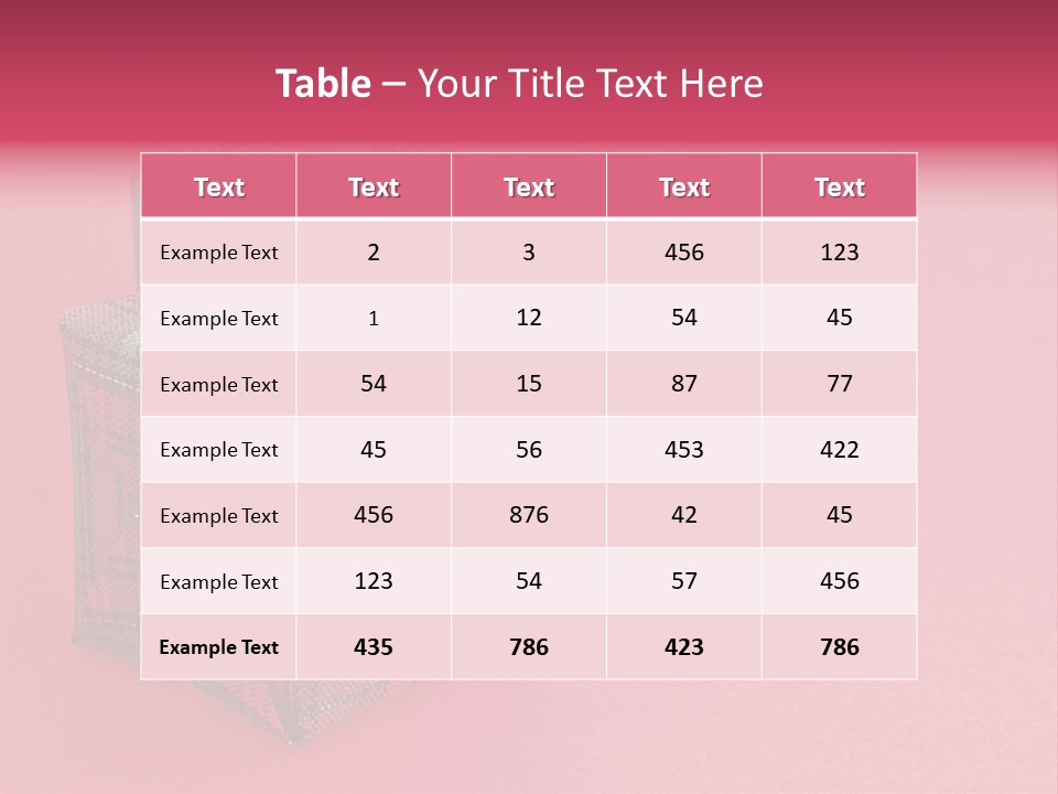 Romantic Delicacy Floral PowerPoint Template