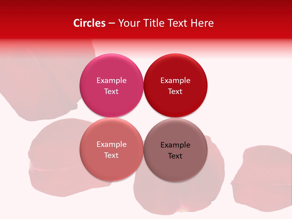 Romantic Delicacy Floral PowerPoint Template