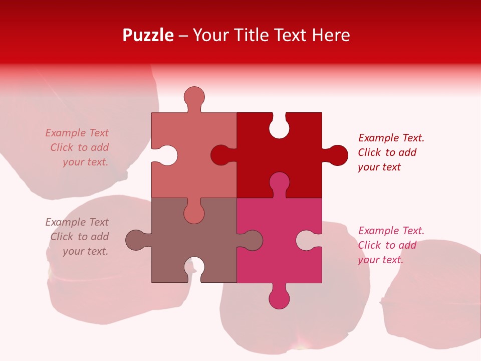 Romantic Delicacy Floral PowerPoint Template