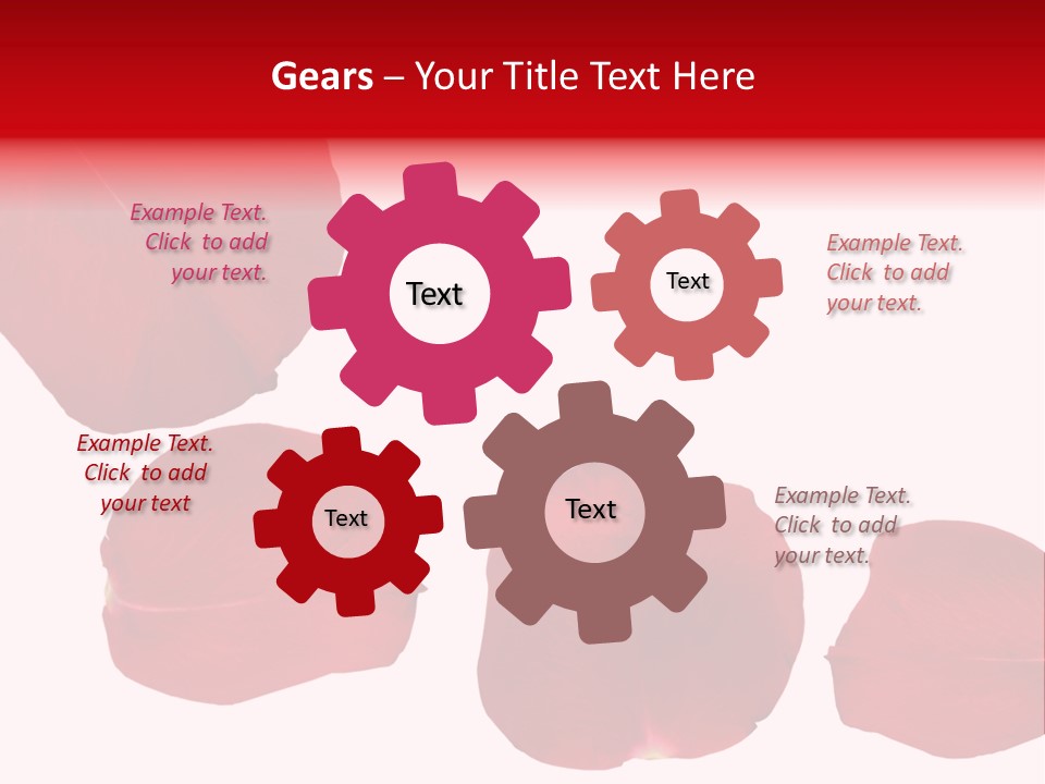 Romantic Delicacy Floral PowerPoint Template