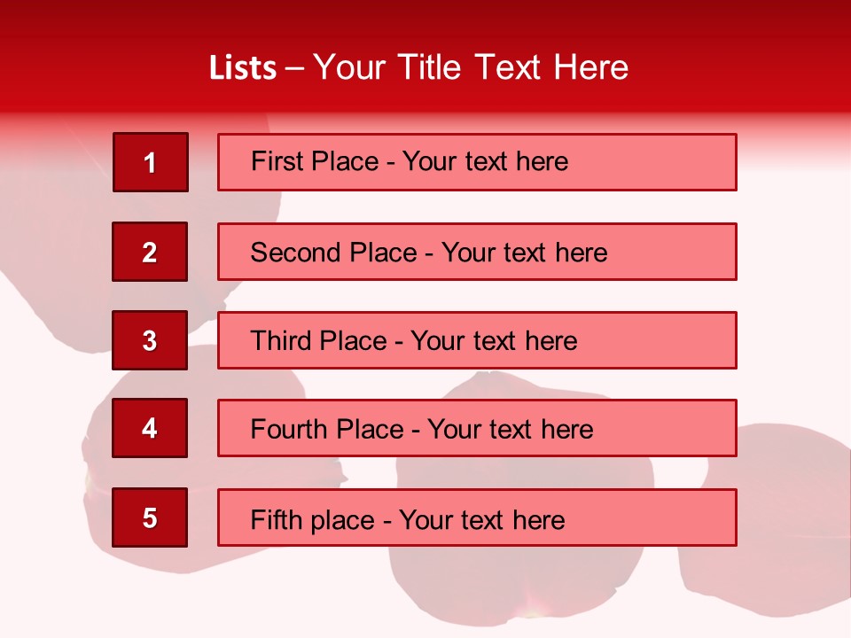 Romantic Delicacy Floral PowerPoint Template