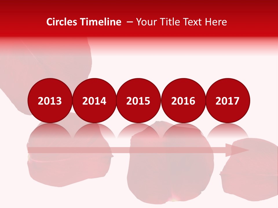 Romantic Delicacy Floral PowerPoint Template