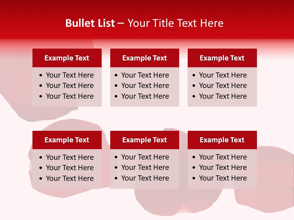 Romantic Delicacy Floral PowerPoint Template