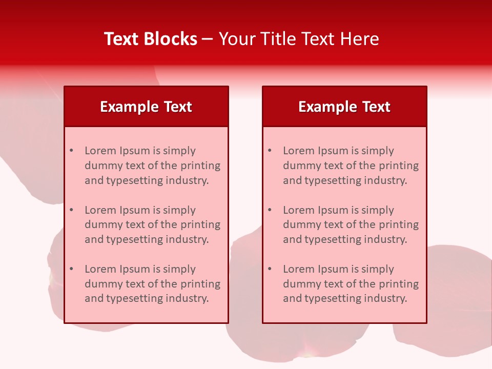 Romantic Delicacy Floral PowerPoint Template