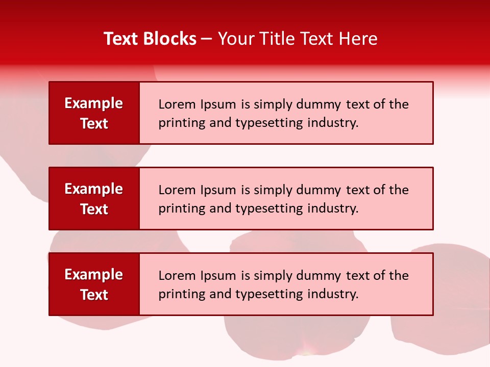 Romantic Delicacy Floral PowerPoint Template