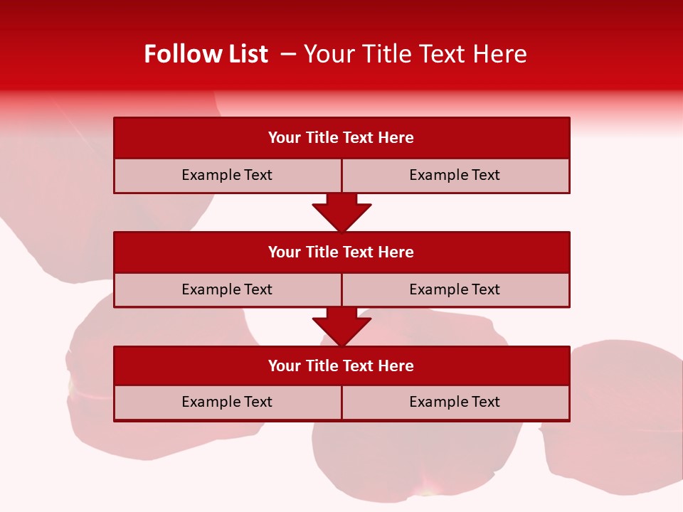 Romantic Delicacy Floral PowerPoint Template