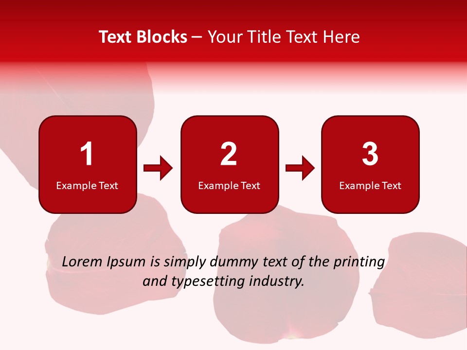 Romantic Delicacy Floral PowerPoint Template