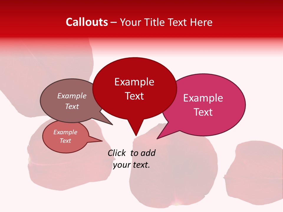 Romantic Delicacy Floral PowerPoint Template