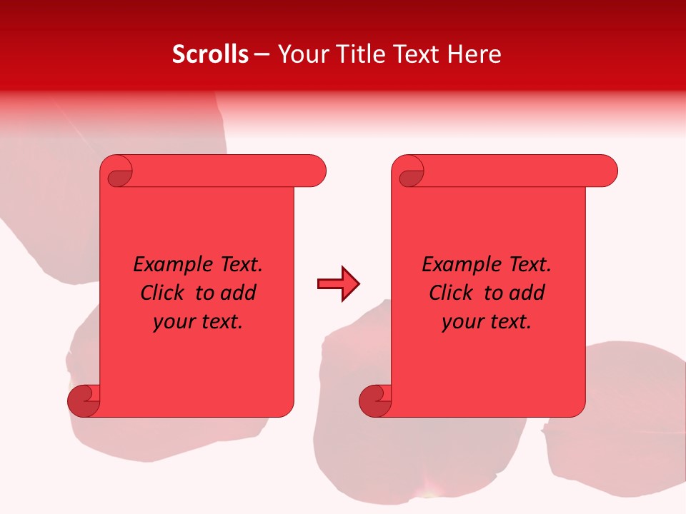 Romantic Delicacy Floral PowerPoint Template