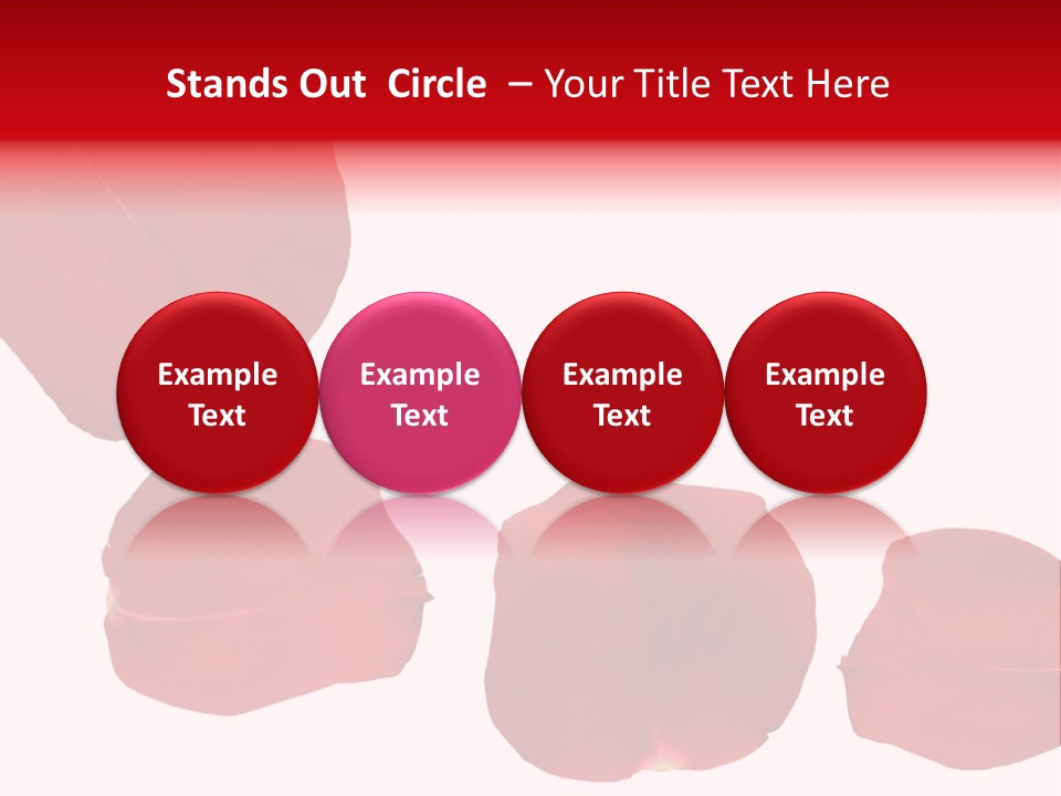 Romantic Delicacy Floral PowerPoint Template