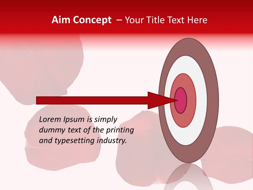 Romantic Delicacy Floral PowerPoint Template