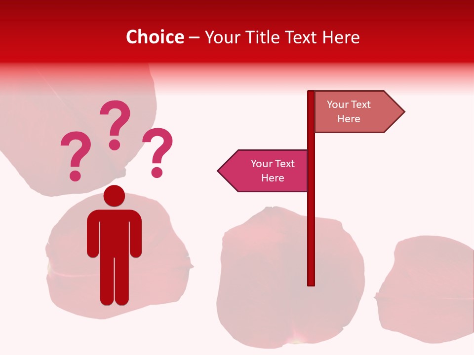 Romantic Delicacy Floral PowerPoint Template