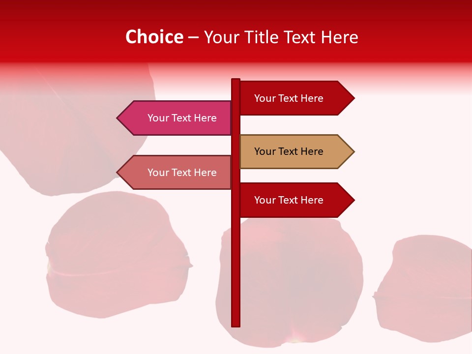 Romantic Delicacy Floral PowerPoint Template
