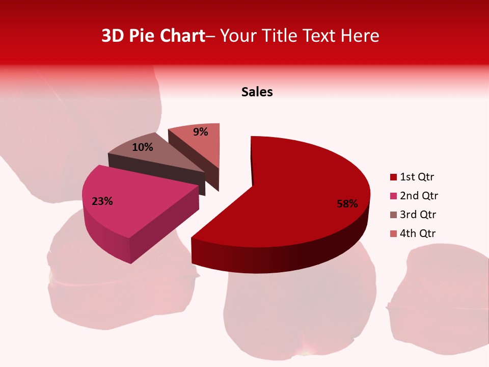 Romantic Delicacy Floral PowerPoint Template